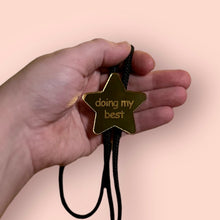 Load image into Gallery viewer, Gold Star Bolo Tie