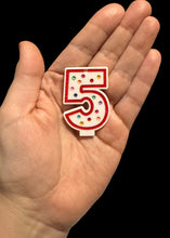 Load image into Gallery viewer, Single Number Candle Earrings