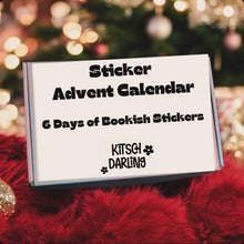 Load image into Gallery viewer, Sticker Advent Calendar - 6 Days of Bookish Stickers