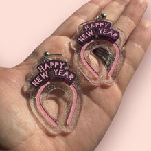 Load image into Gallery viewer, New Year’s Headband Earrings