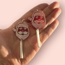 Load image into Gallery viewer, Vintage Santa Lollipop Earrings