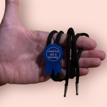 Load image into Gallery viewer, Adulting Blue Ribbon Bolo Tie