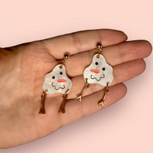 Load image into Gallery viewer, Melting Snowman Earrings