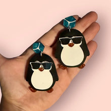 Load image into Gallery viewer, Chill Penguin Earrings