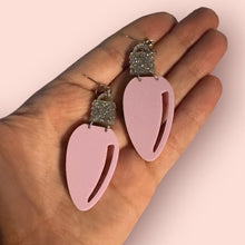Load image into Gallery viewer, Pastel Christmas Bulb Earrings