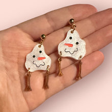 Load image into Gallery viewer, Melting Snowman Earrings