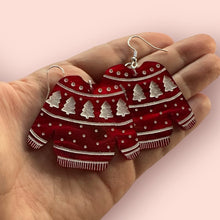 Load image into Gallery viewer, Christmas Sweater Earrings