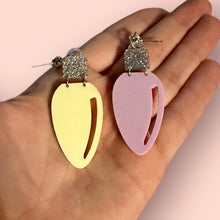 Load image into Gallery viewer, Pastel Christmas Bulb Earrings
