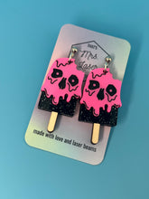 Load image into Gallery viewer, Skull Popsicle Earrings