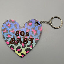Load image into Gallery viewer, 80s Baby Lisa Frank Inspired Keychain