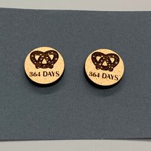 Load image into Gallery viewer, 364 Days Until Pretzel Day Stud Earrings