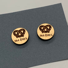 Load image into Gallery viewer, 364 Days Until Pretzel Day Stud Earrings
