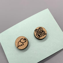 Load image into Gallery viewer, Dino Rawr Stud Earrings