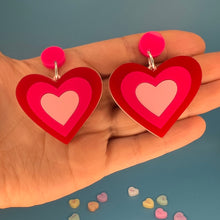 Load image into Gallery viewer, Heart Punch Earrings