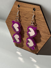 Load image into Gallery viewer, Heart Sunglasses Earrings