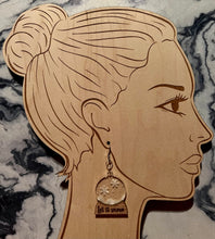 Load image into Gallery viewer, Snow Globe Earrings