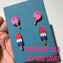 Load image into Gallery viewer, Cotton Candy Stud Earrings