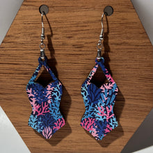 Load image into Gallery viewer, One Piece Swimsuit Dangle Earrings