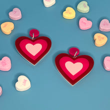 Load image into Gallery viewer, Heart Punch Earrings