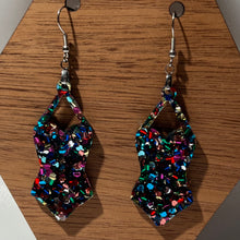 Load image into Gallery viewer, One Piece Swimsuit Dangle Earrings