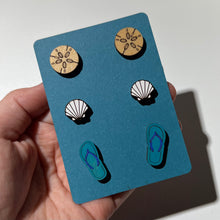 Load image into Gallery viewer, Beach Life Stud Earring Set