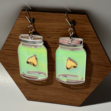 Load image into Gallery viewer, Firefly Jar Earrings