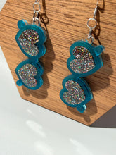 Load image into Gallery viewer, Heart Sunglasses Earrings