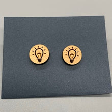 Load image into Gallery viewer, Lightbulb Moment Stud Earrings