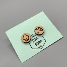 Load image into Gallery viewer, Rainy Day Stud Earrings