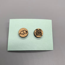 Load image into Gallery viewer, Dino Rawr Stud Earrings