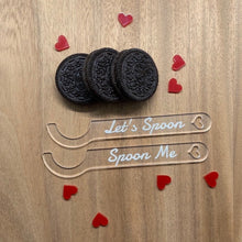 Load image into Gallery viewer, Spoon Me and Let's Spoon Cookie Dipping Spoon