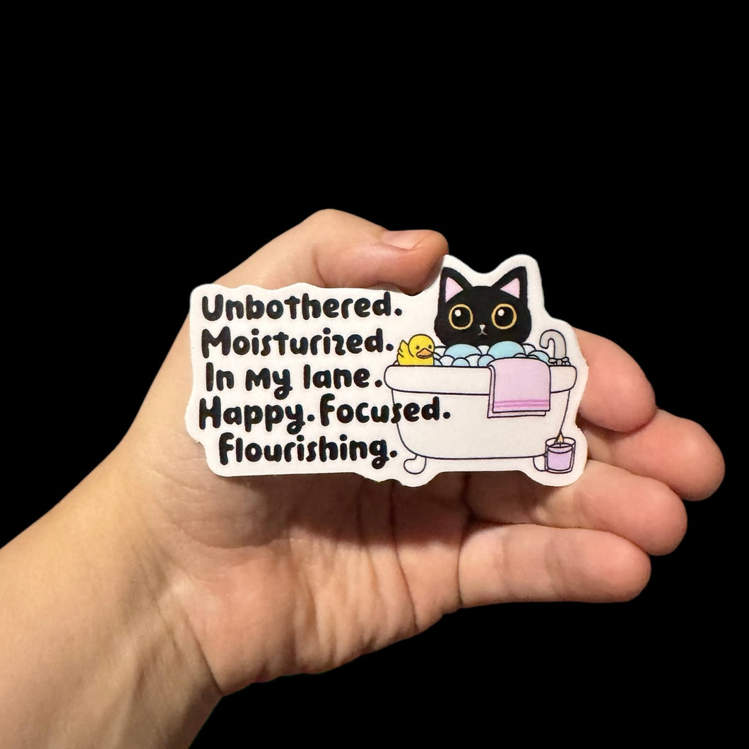 Unbothered Sticker