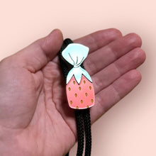 Load image into Gallery viewer, Grandma’s Strawberry Candy Bolo Tie
