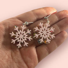 Load image into Gallery viewer, Snowflake Layered Earrings
