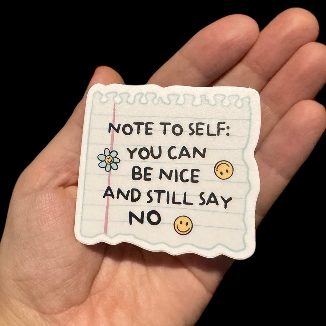 Note to Self Sticker