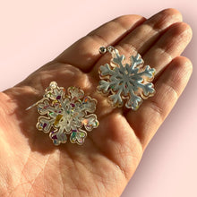 Load image into Gallery viewer, Snowflake Layered Earrings
