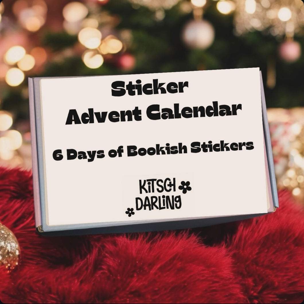 Sticker Advent Calendar - 6 Days of Bookish Stickers