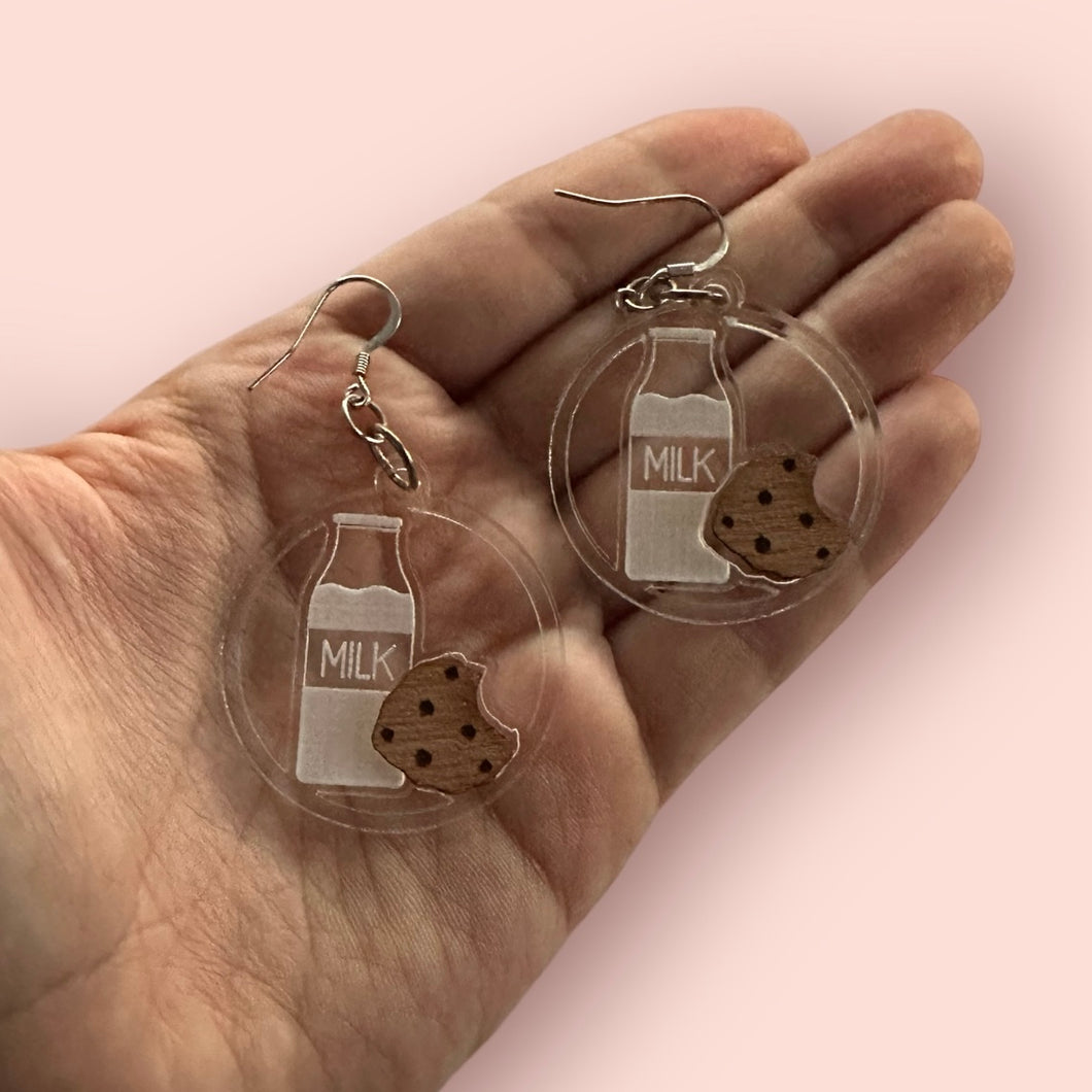 Milk and Cookies Earrings