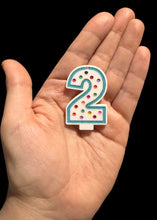 Load image into Gallery viewer, Single Number Candle Earrings
