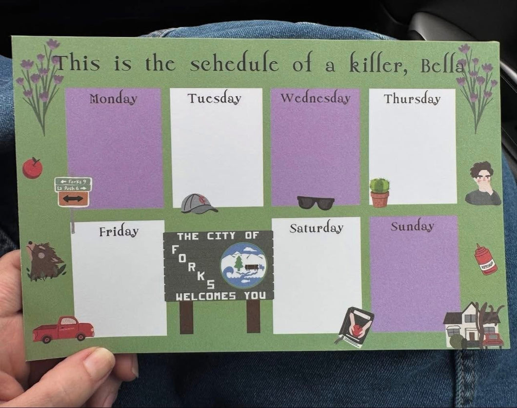 Hoa Weekly Planner