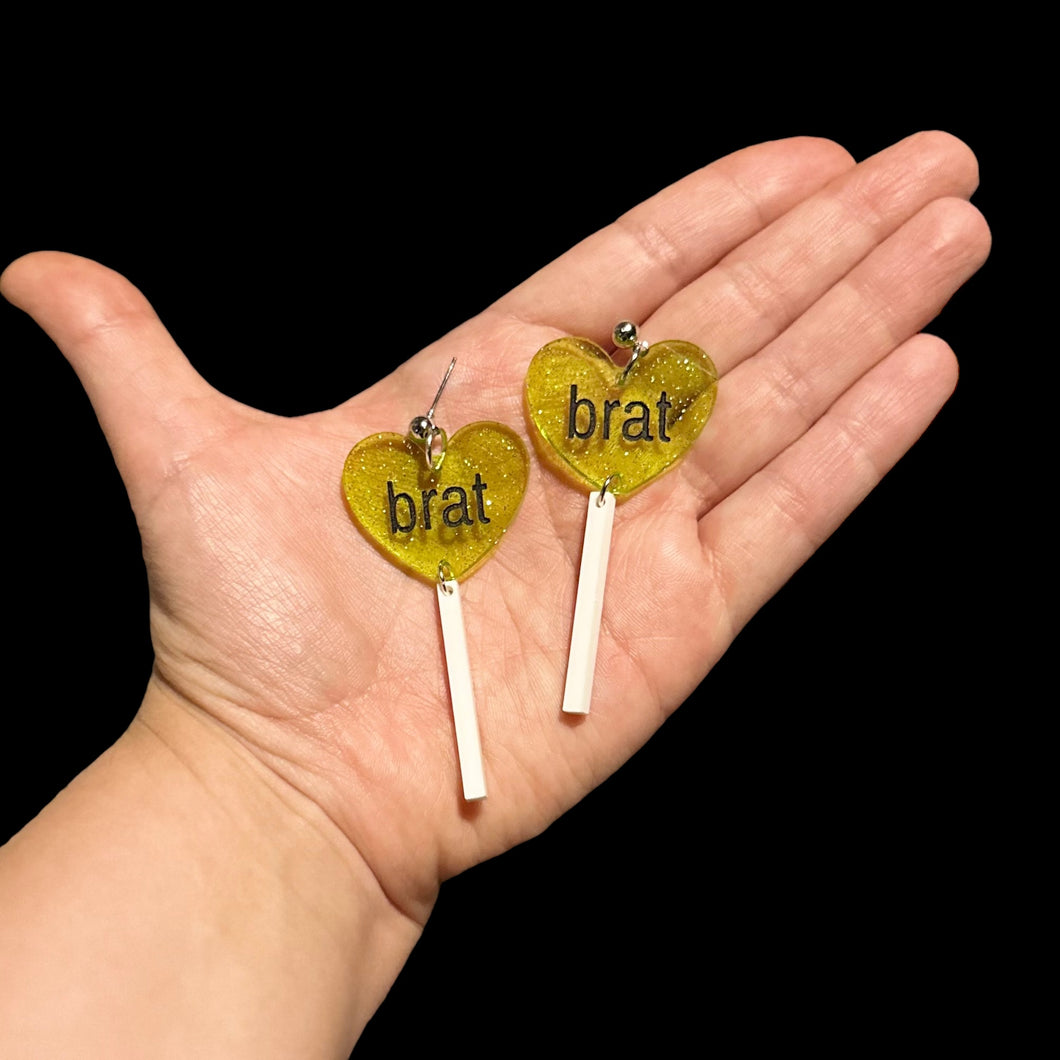 Brat Lollipop Earrings