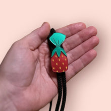 Load image into Gallery viewer, Grandma’s Strawberry Candy Bolo Tie
