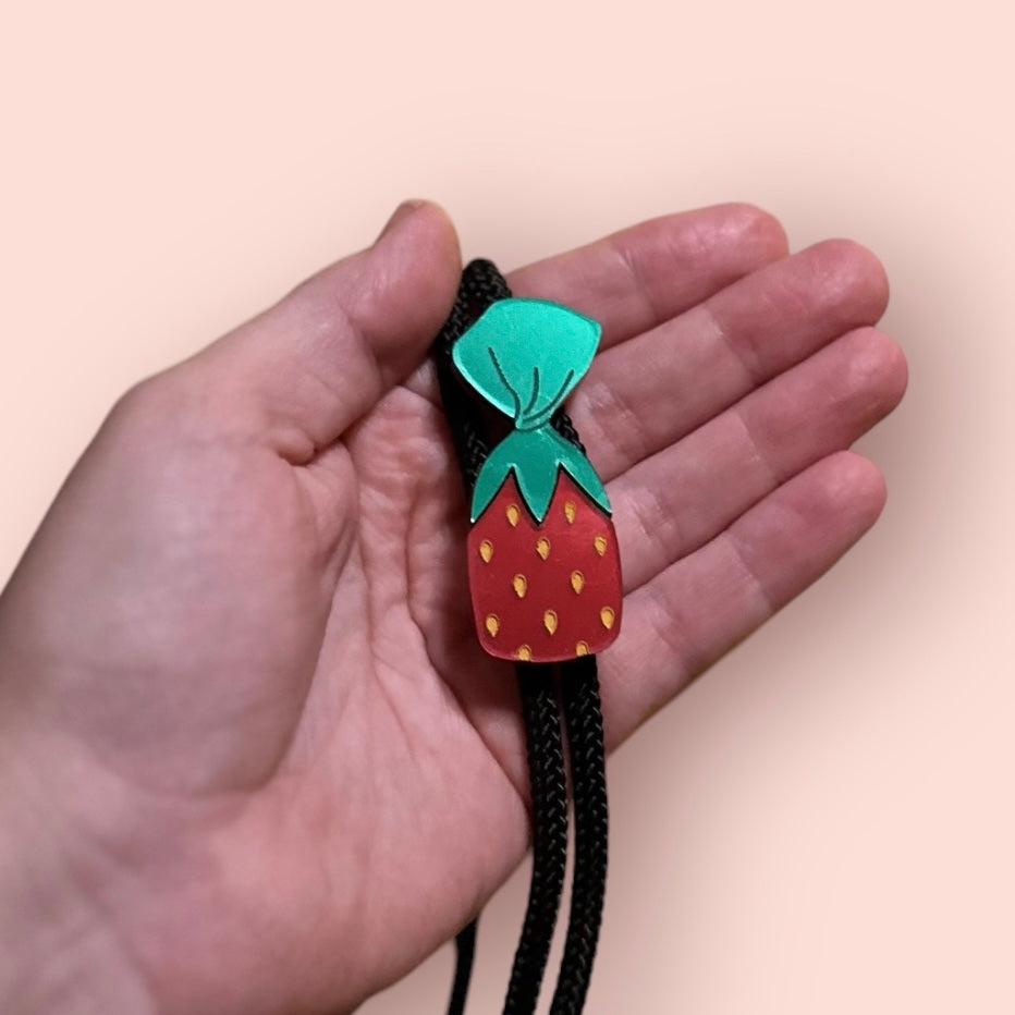 Grandma’s Strawberry Candy Bolo Tie