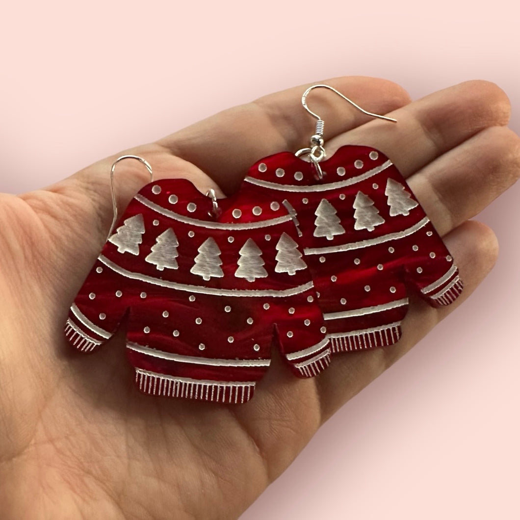 Christmas Sweater Earrings