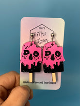 Load image into Gallery viewer, Skull Popsicle Earrings
