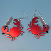 Load image into Gallery viewer, Feeling Crabby Earrings
