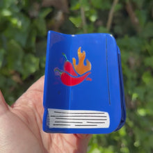 Load and play video in Gallery viewer, Spicy Book Hair Claw
