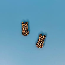 Load image into Gallery viewer, Leopard Bunny Studs
