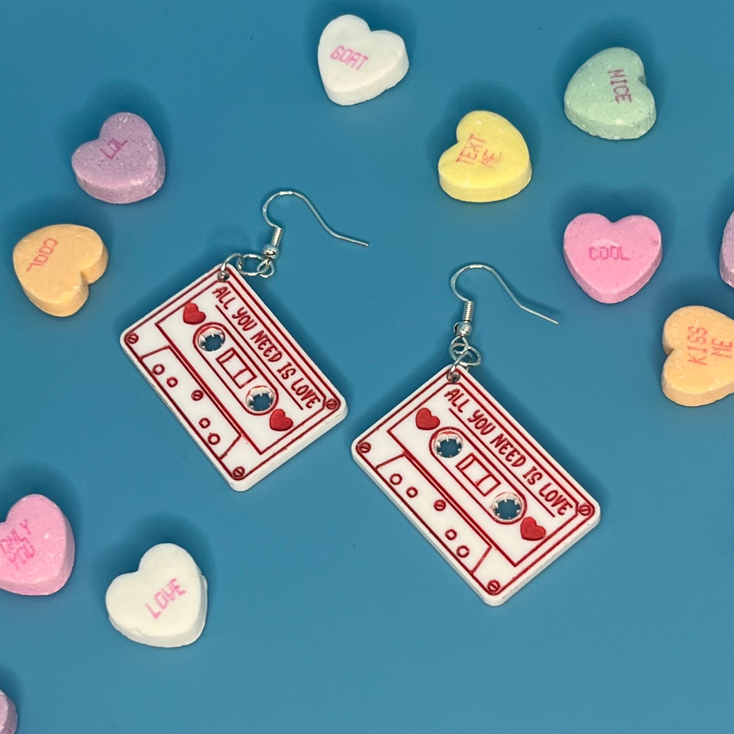 Cassette Love Earrings