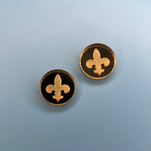 Load image into Gallery viewer, Fleur de lis Studs
